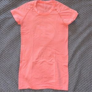 Pink Lululemon Swiftly Top
